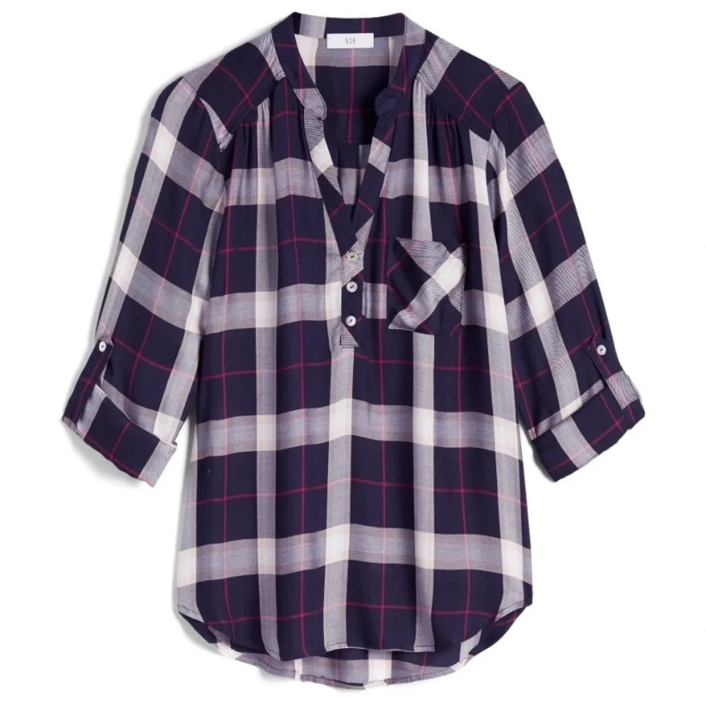 NSR plaid  top